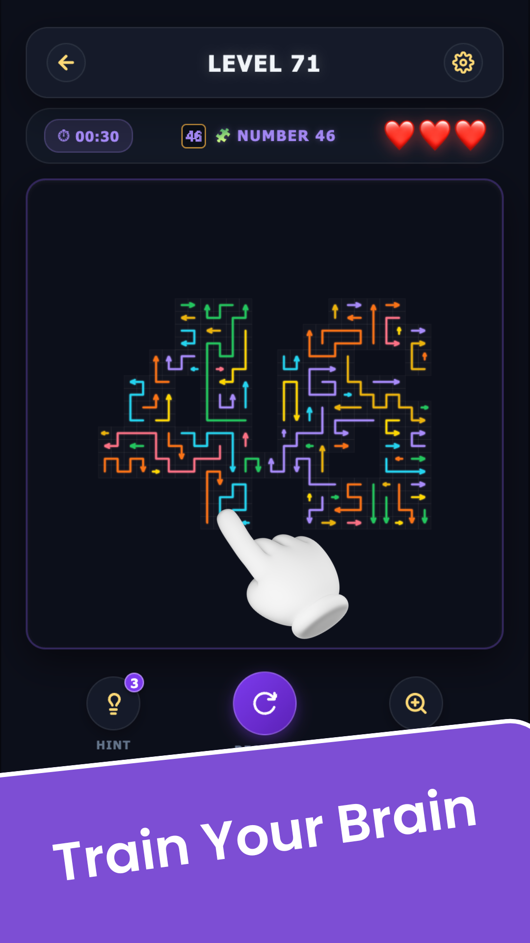 Kite puzzle shape